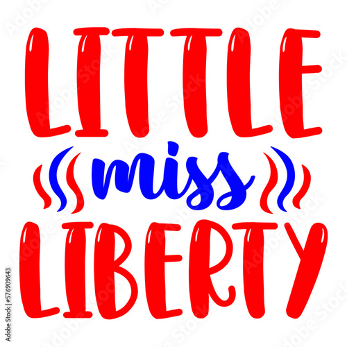 Little miss liberty svg