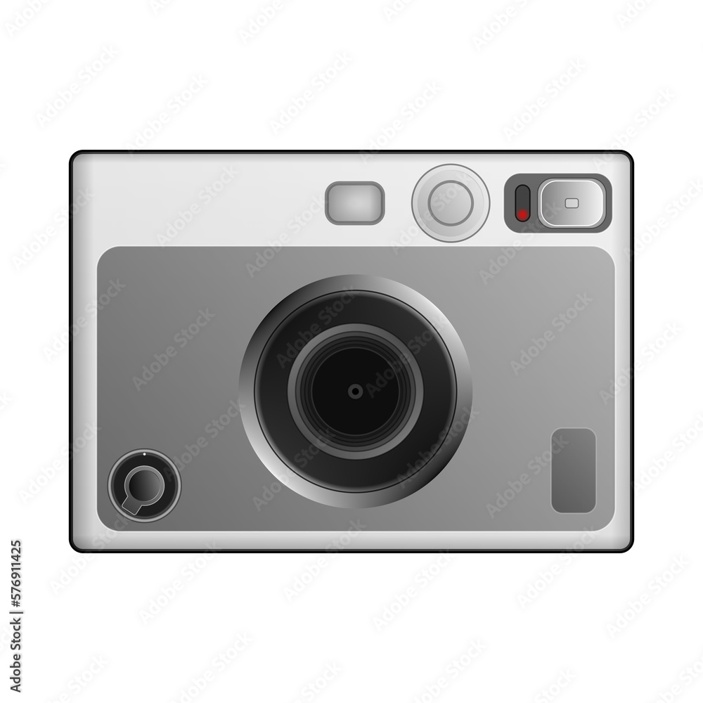 digital camera cartoon ilustration 