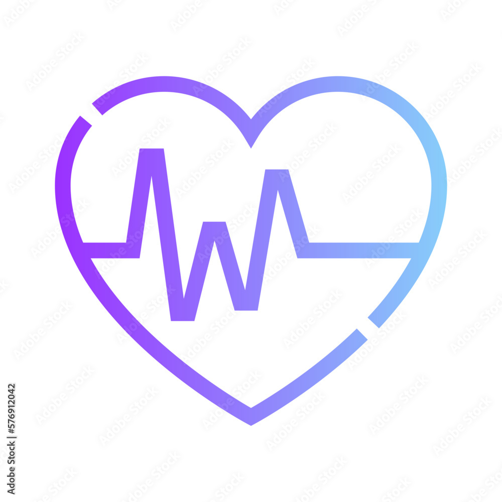 heartbeat gradient icon