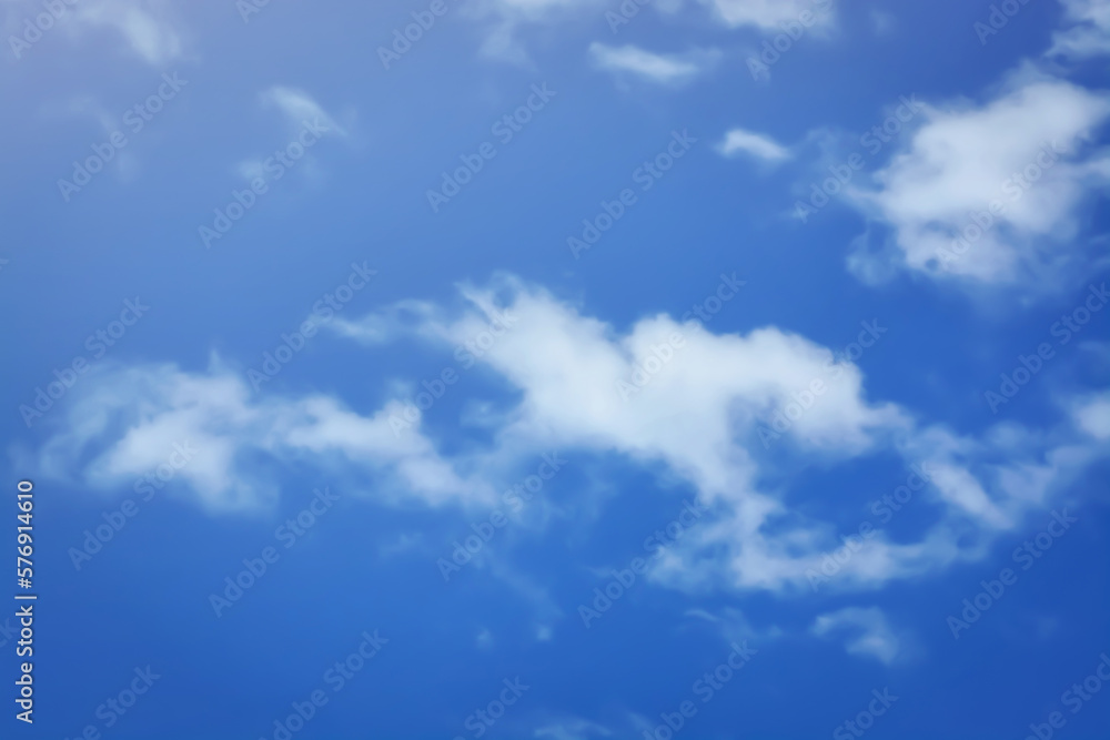 Background with blue sky and light cloud