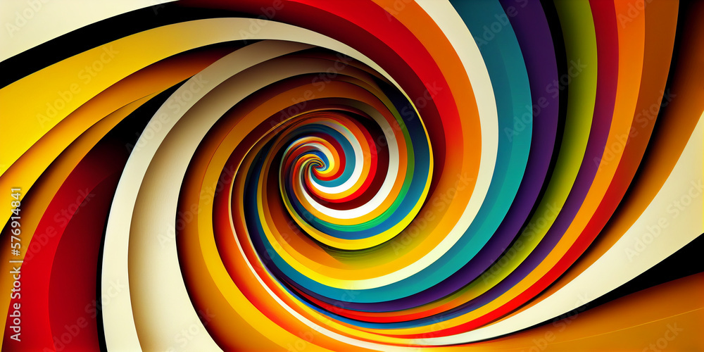 abstract smooth colorful twirly background, generative ai abstract smooth colorful twirly background, generative ai