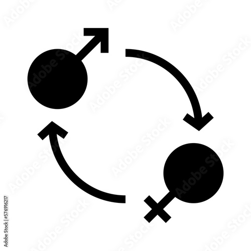 sex reassignment glyph icon photo