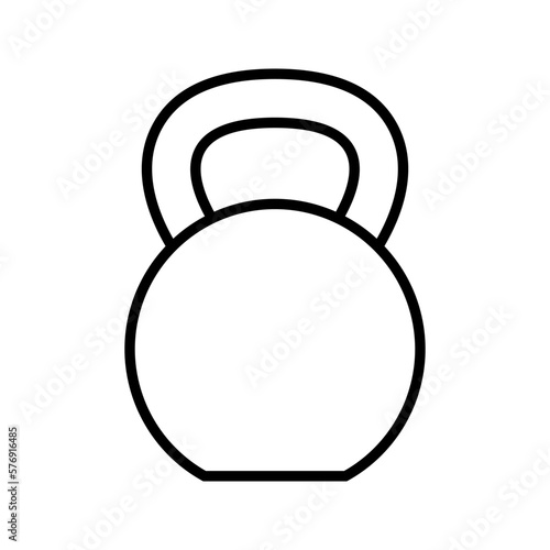 Kettlebell icon. sign for mobile concept and web design. vector illustration