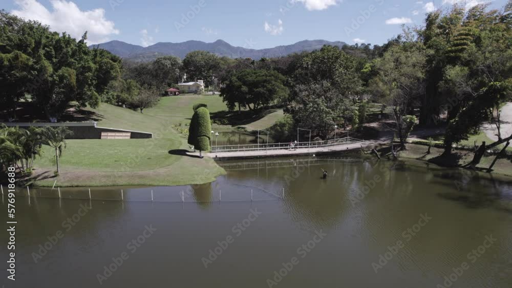 lagoon with bridge and viewpoint towards the lagoon lagoon with bridge and viewpoint towards the lagoon