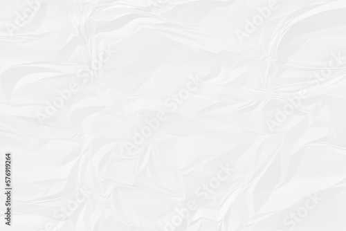 crumpled white paper background close up