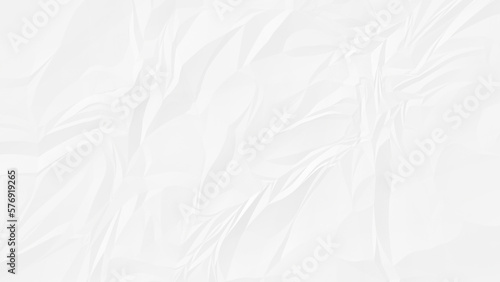 crumpled white paper background close up