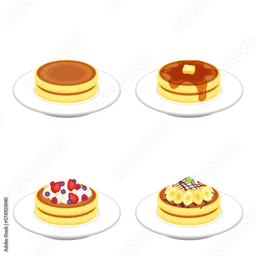 パンケーキ　セット 2段 皿