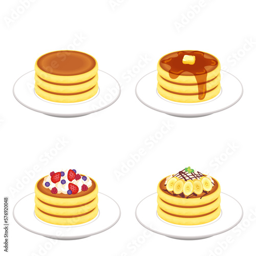 パンケーキ　セット 3段 皿
