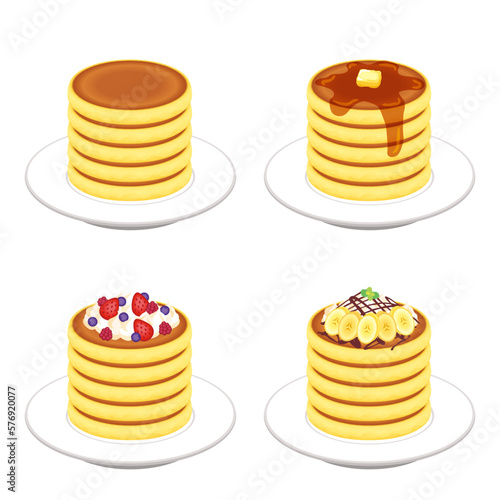 パンケーキ　セット 5段 皿
