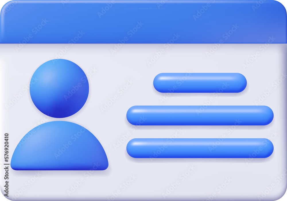 3D ID Card, Driver License or Plastic Card 3D ID Card, Driver License or Plastic Card