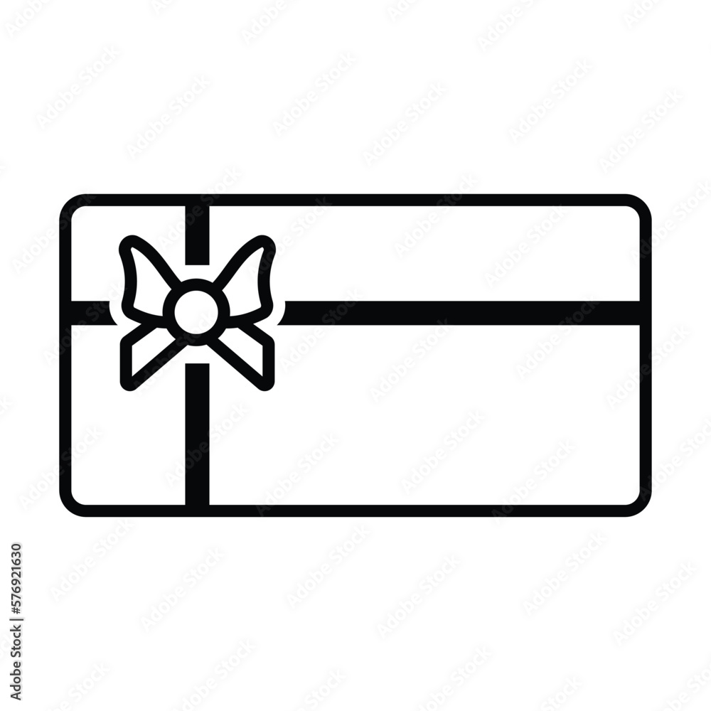 gift card icon, gift vector, card illustration gift card icon, gift vector, card illustration