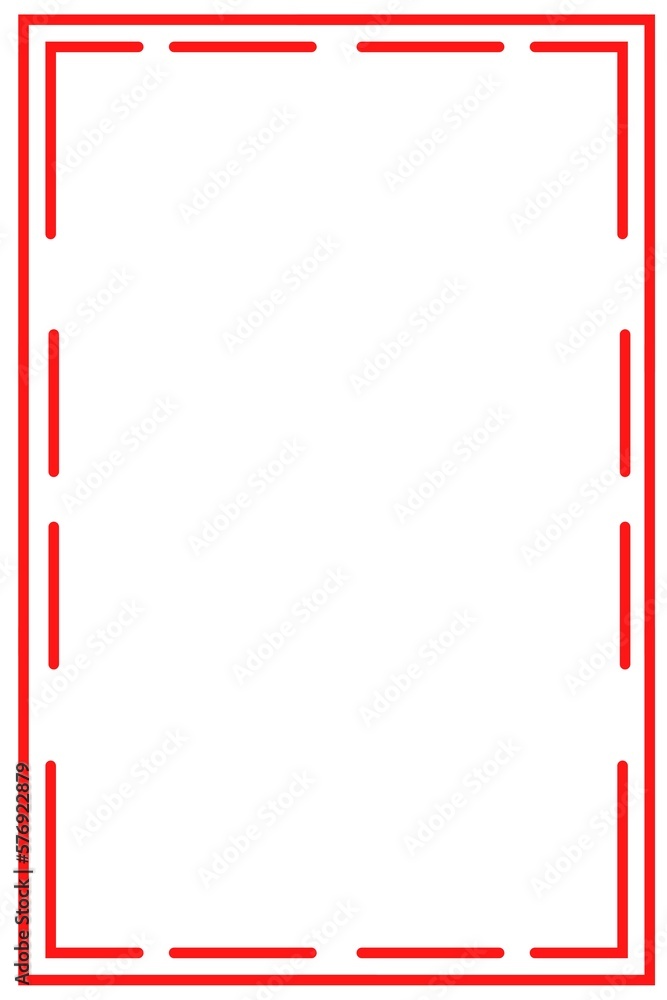 Obraz premium Artistic vertical border and frame