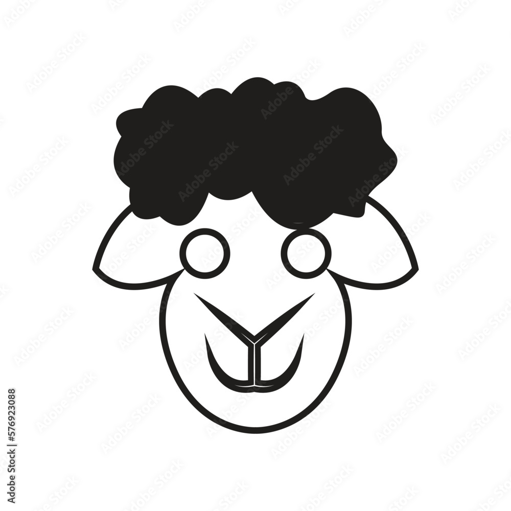 Obraz premium Sheep icon