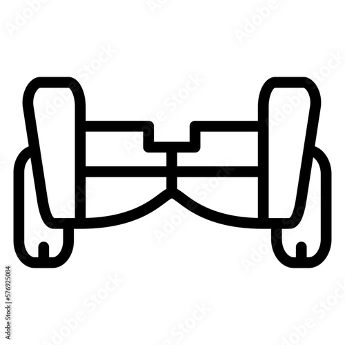 Vector Design Hoverboard Icon Style