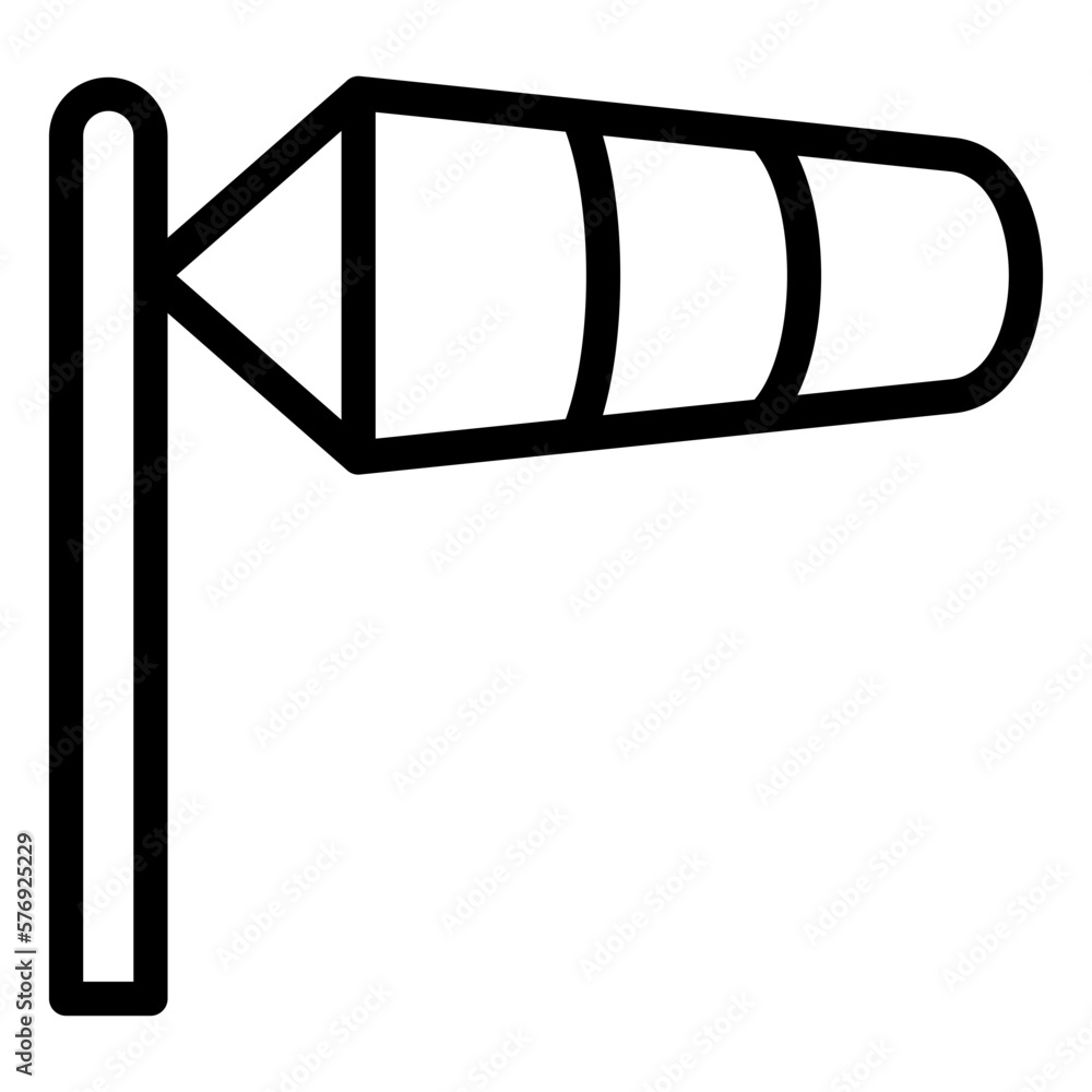 Vector Design Windsock Icon Style Vector Design Windsock Icon Style