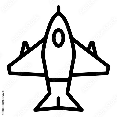 Vector Design Jet Icon Style