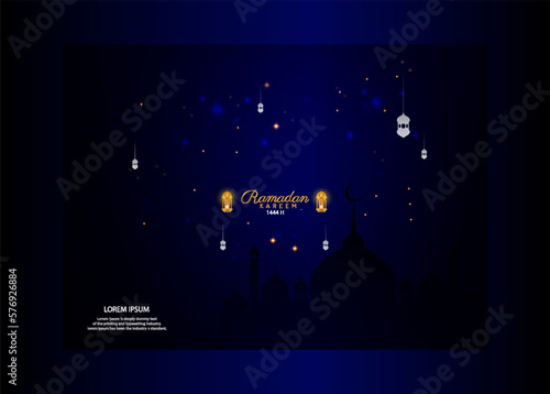 Free vector ramadan kareem illustration in paper style