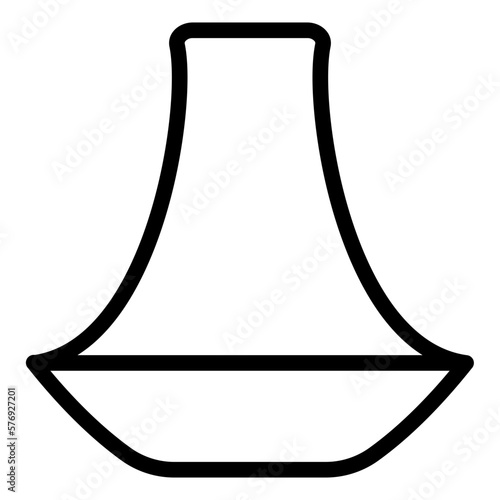 vector  decanter icon style