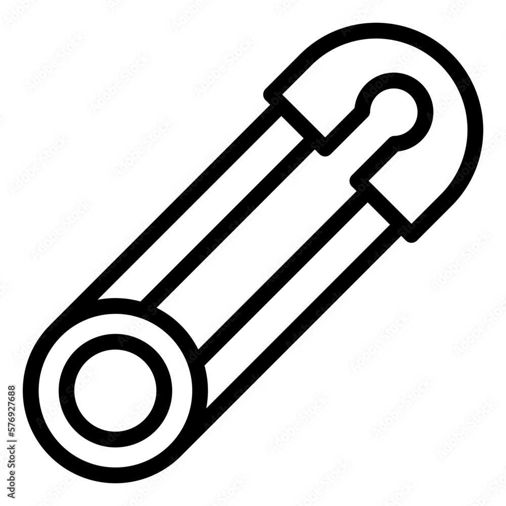 Vector Design Safety Pin Icon Style Vector Design Safety Pin Icon Style