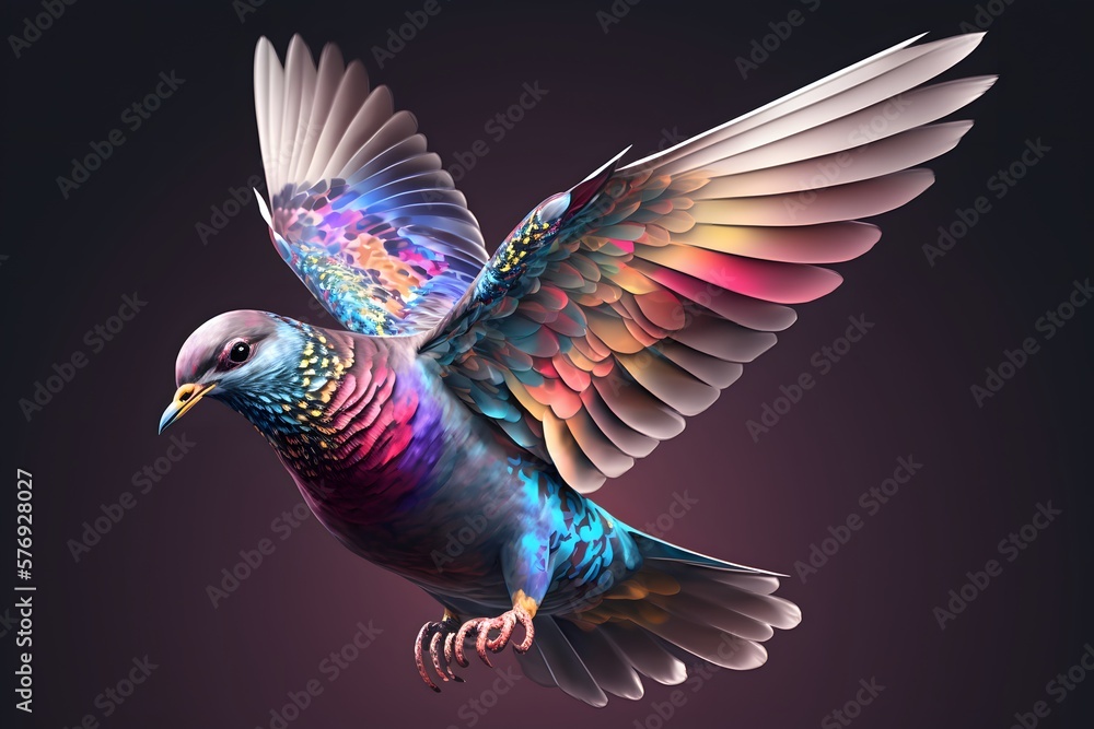pigeon created using AI Generative Technology pigeon created using AI Generative Technology