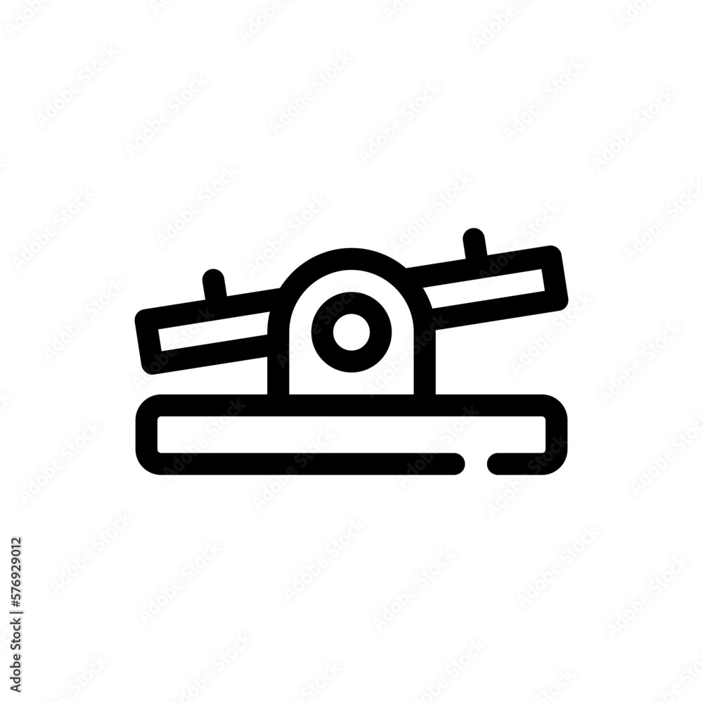 seesaw line icon seesaw line icon