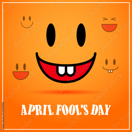 Vector illustration for April fool’s day