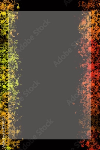 Stylish abstract illustration with frame.Template,background,wallpaper with frame.Minimalism and style.Dark shades.Bright colors and highlights.Frame for background,editing.