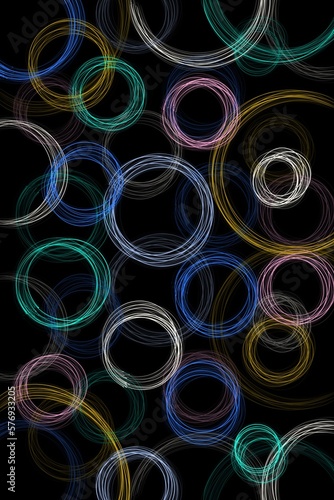 Abstract background.Background with bright lines and shapes.Bright and saturated.Background,template with abstract elements