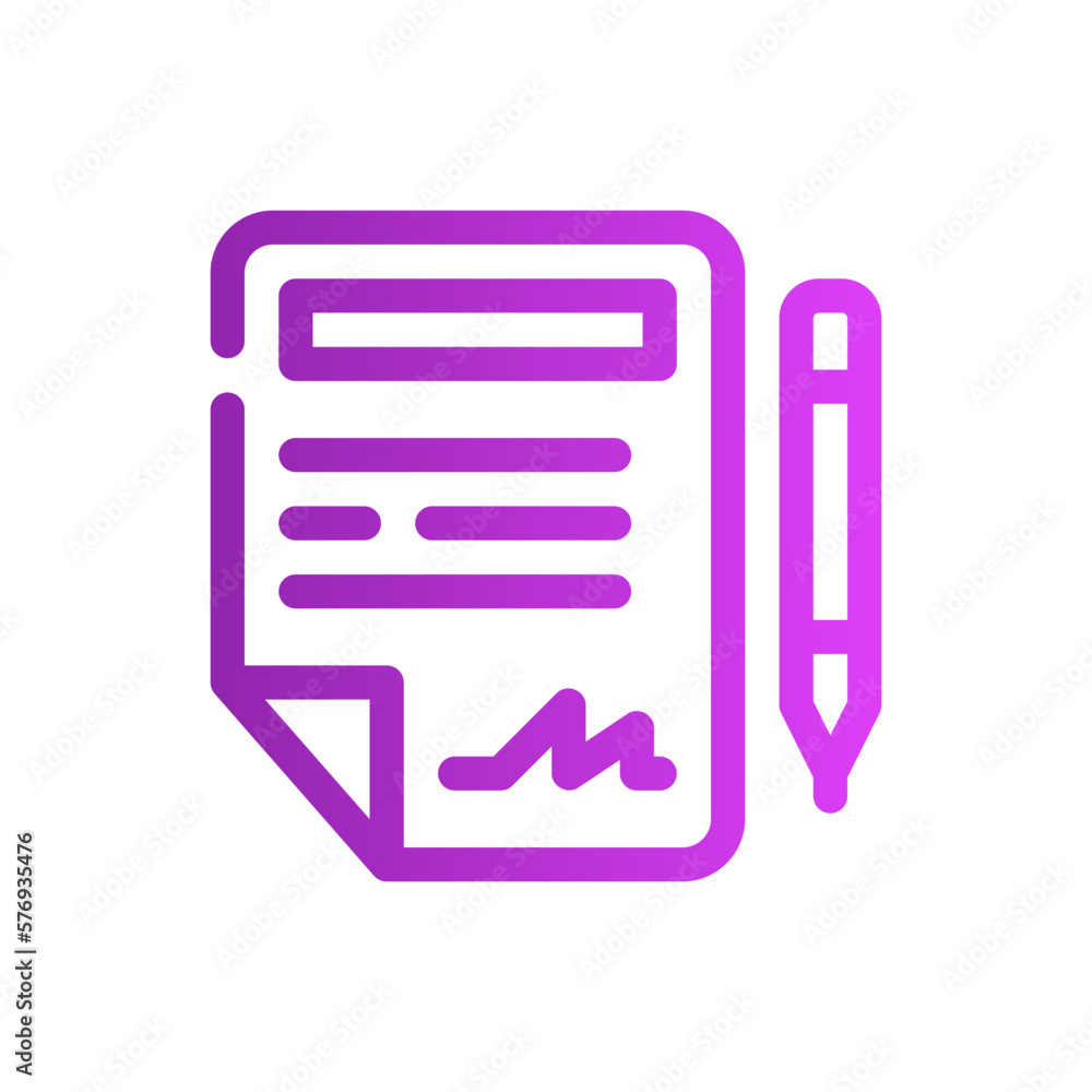 agreement gradient icon agreement gradient icon