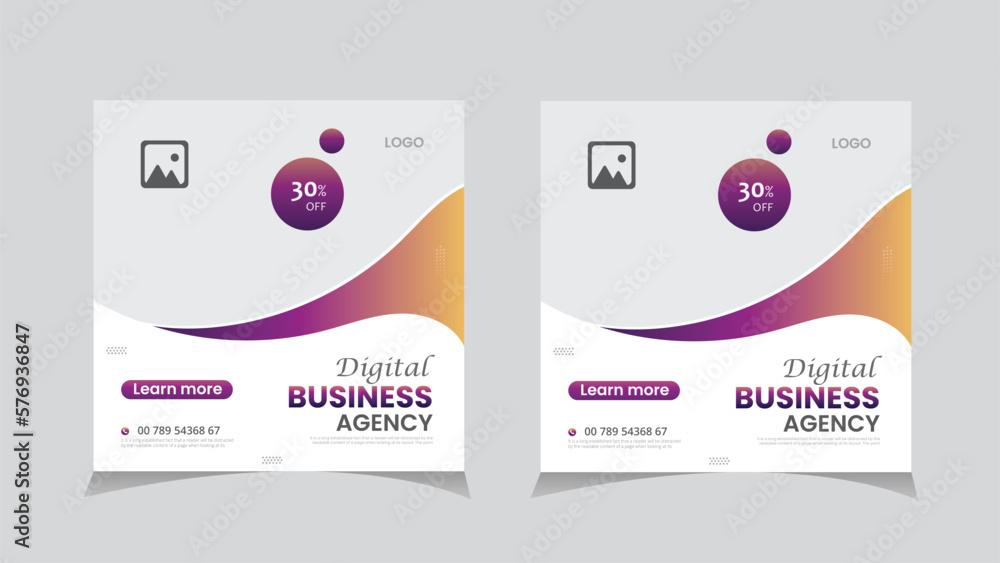 Naklejka premium Professional Corporate Business Social Media Post Template Banner Design, Square ,Digital Marketing for Web,Social Media pages, Groups,Medical Health ,Promotion,Apartment Sale for Real Estate Agent.