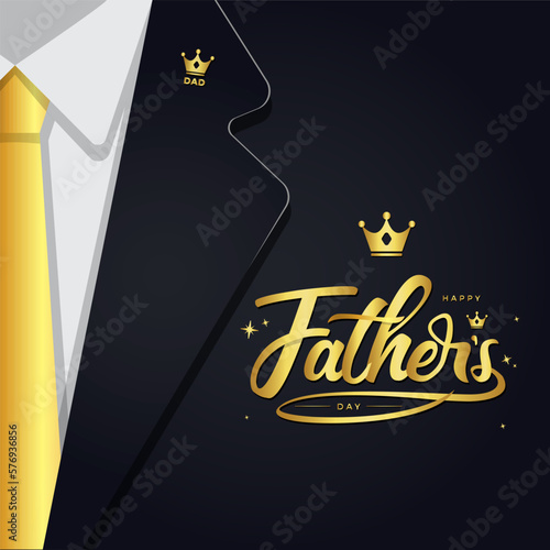 Father day concept illustration banner
