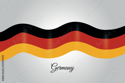 Free Download Germany flag design ribbon concept - GFXLoad