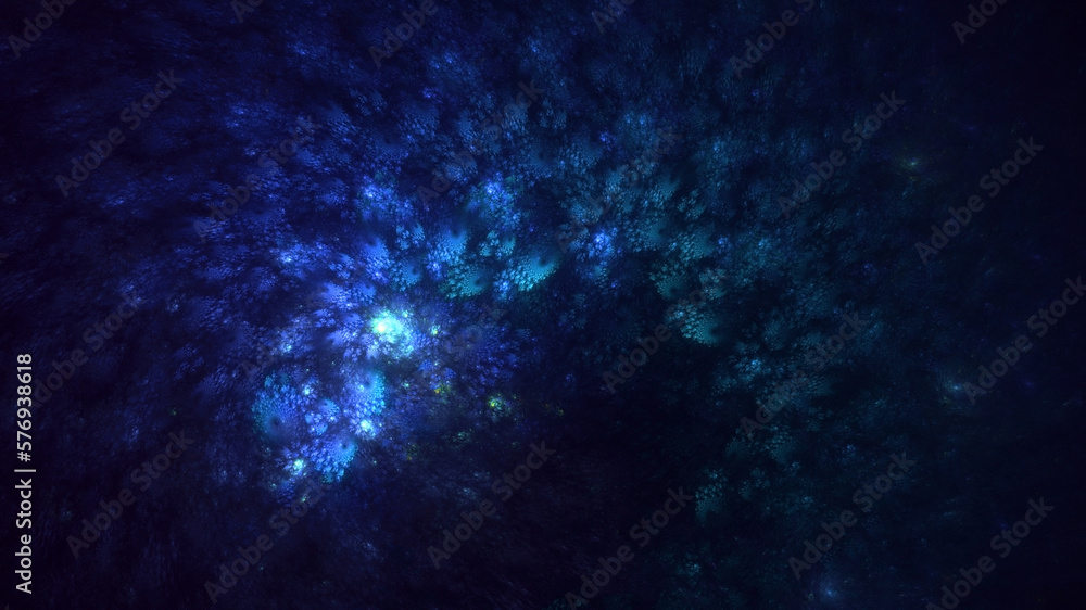 Fototapeta premium 3D rendering abstract mandala fractal background