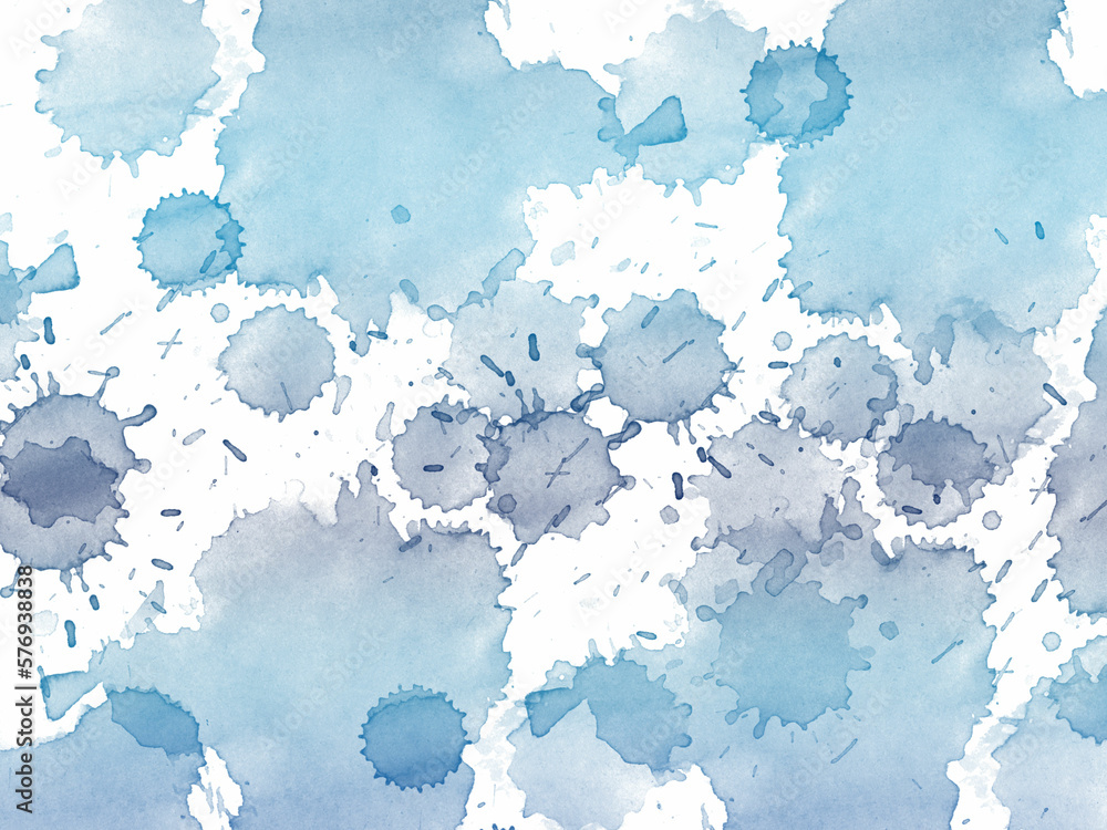 Abstract grunge splatter background and colorful splash watercolor texture background