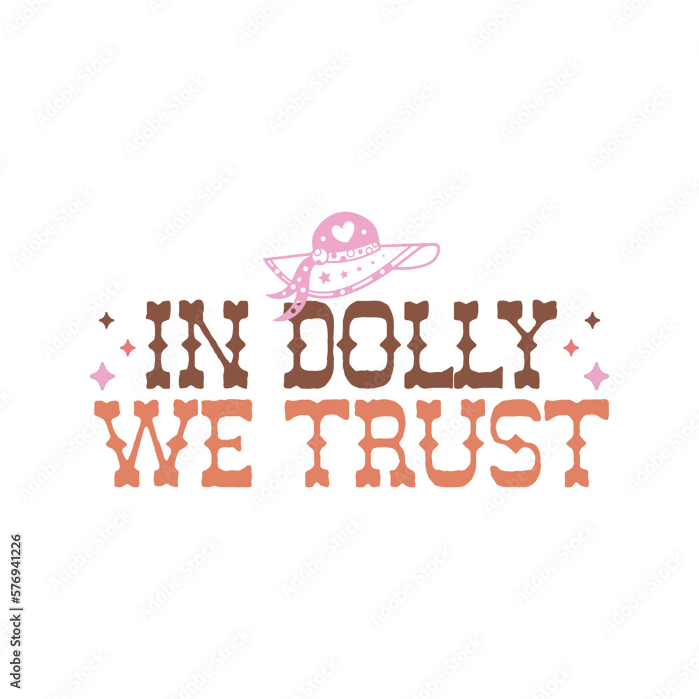 Fototapeta premium In Dolly We Trust