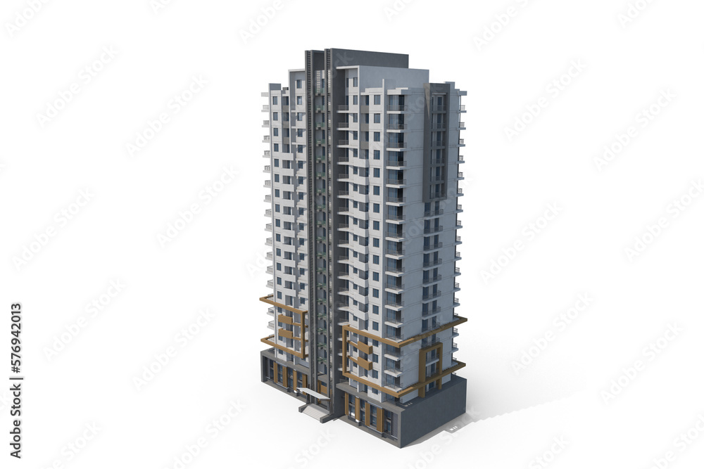 building isolated on white background building isolated on white background