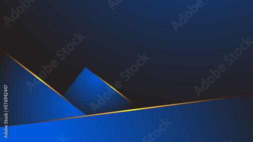 Elegant and Radiant Blue and Gold Design