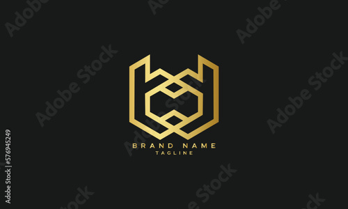 BOD, TOD, TOT, TT, TD, Abstract initial monogram letter alphabet logo design