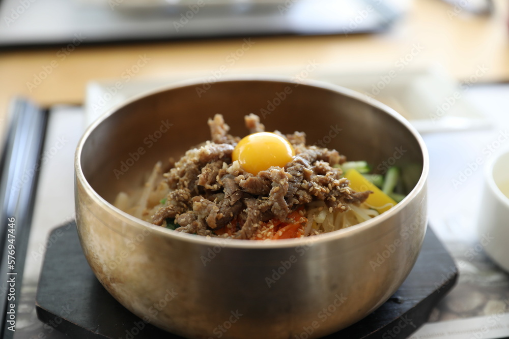 비빔밥 전주 음식 그릇 황동 비빔밥 전주 음식 그릇 황동