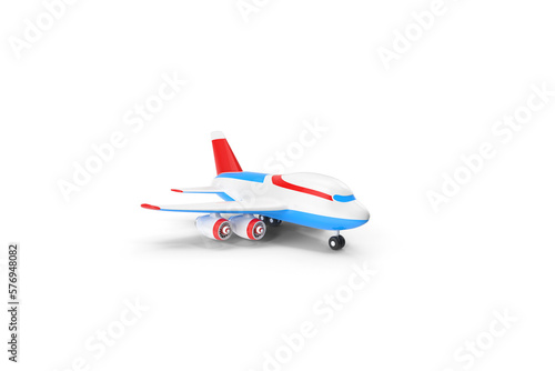 airplane isolated on white background