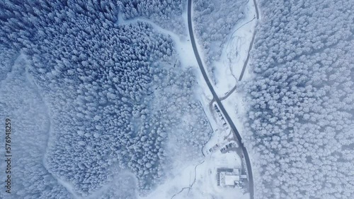 snow covered mountain
