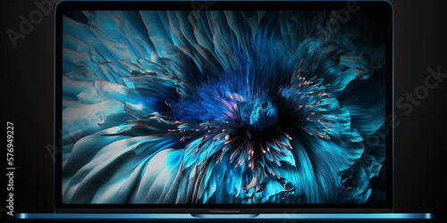 Macbook Display, Colorful. Grafik Design, Webdesign