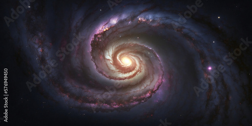 abstract spiral galaxy