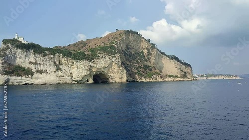 Pozzuoli - Capo Miseno dal traghetto photo