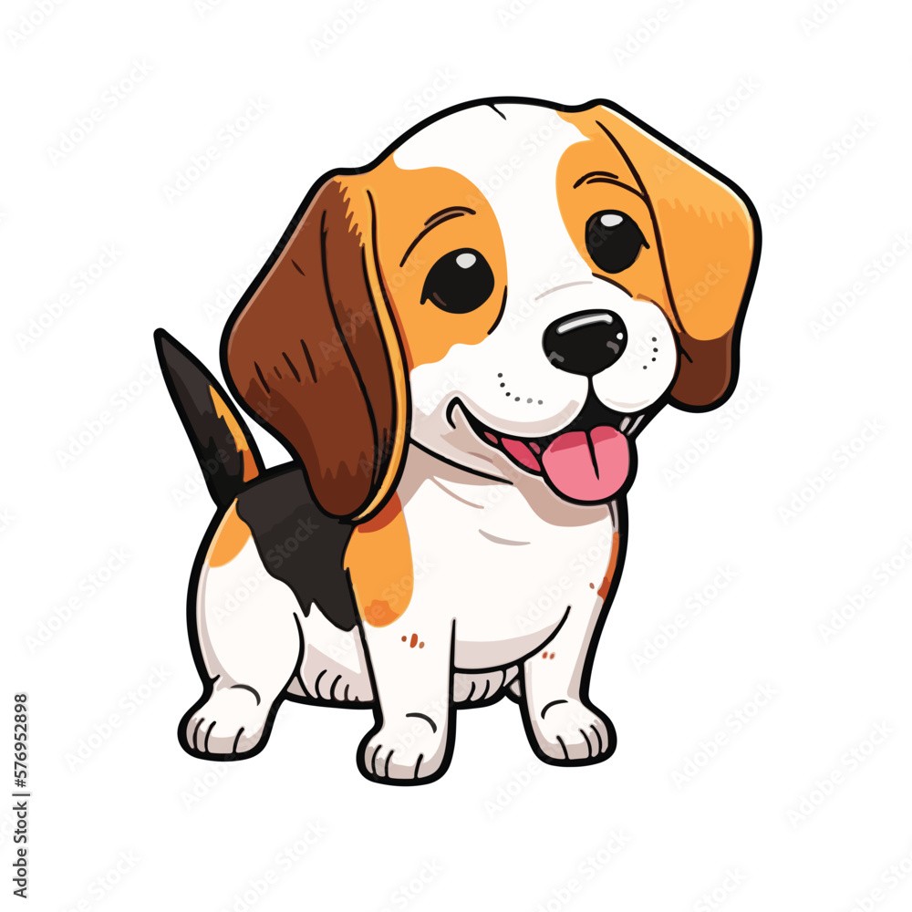 cute dog cartoon style cute dog cartoon style