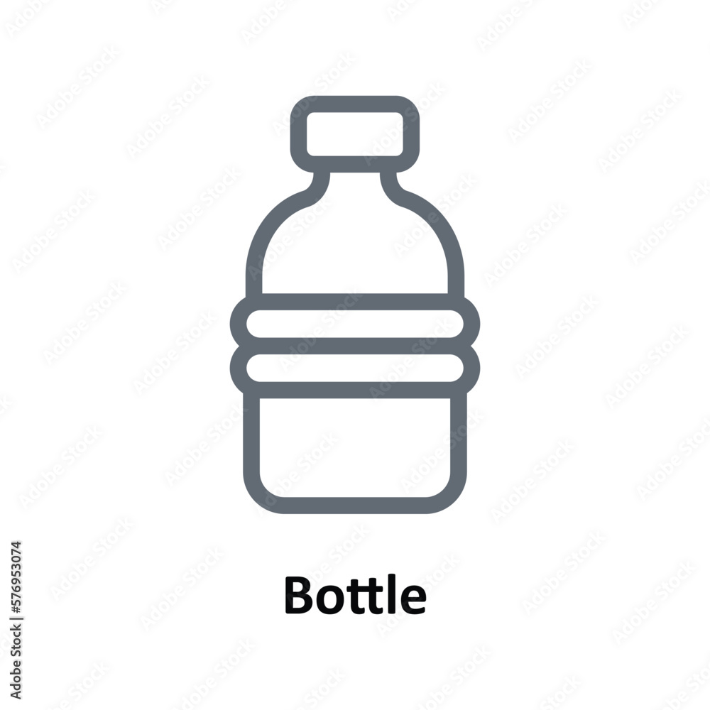 Bottle Vector Outline Icons. Simple stock illustration stock Bottle Vector Outline Icons. Simple stock illustration stock