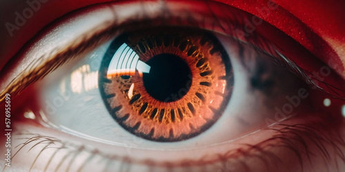 Closeup of an Eye, Blue Eye, Security, Watch