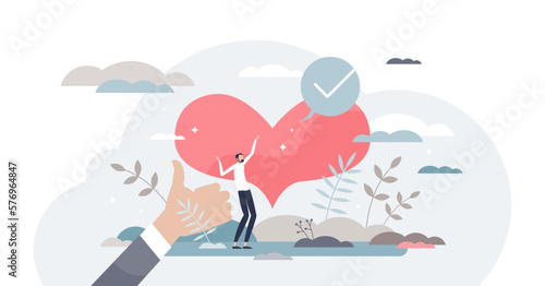 Healthy heart checkup and strong patient cardio organ tiny person concept, transparent background. Cardiology healthcare with sport activity, nutrition and refrain from bad habits illustration.