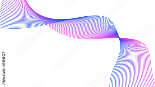 magenta purple blue pink wavy tech lines abstract background illustration eps 