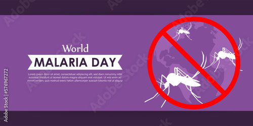 Vector illustration for world malaria day